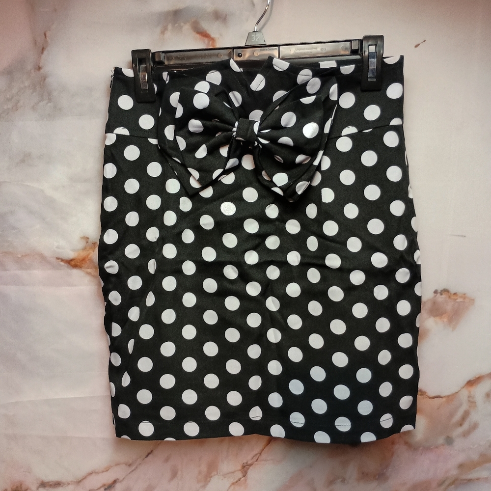 NWT Fashion Big Doll Polka‎ Dot Skirt